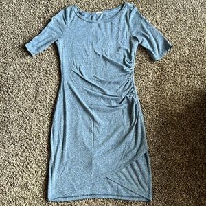 Blue Ruched dress